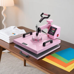 VEVOR Heat Press Machine, 15 x 15 inch, 5 in 1 Heat Transfer Machine with 30 oz Tumbler Press, 360° Swing Away T-Shirt