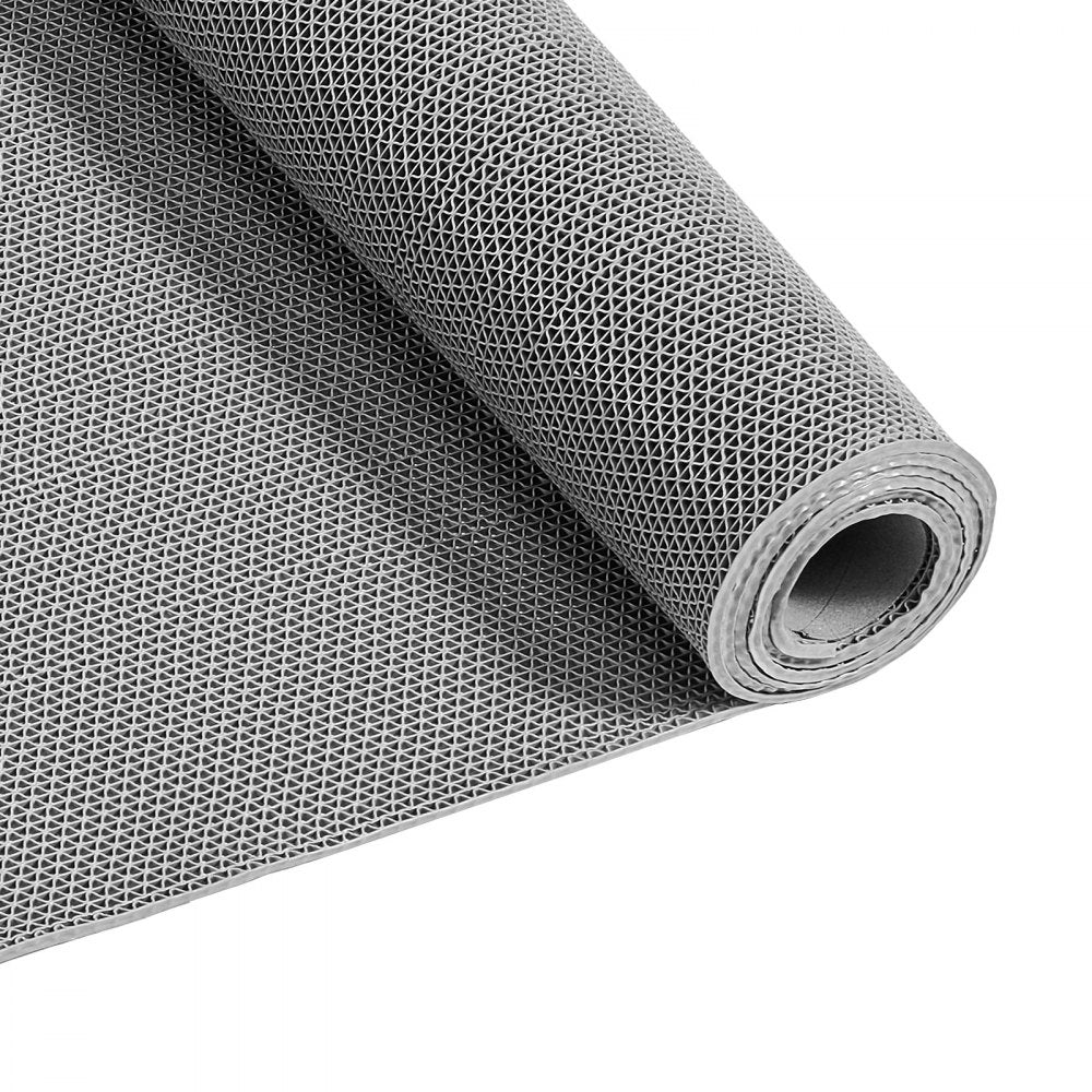 VEVOR Drainage Mat, 3 x 10 ft, PVC Non Slip Commercial Floor Mat, Wet Area Water Drain Splash Matting Hollow Doormat