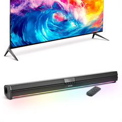 VEVOR Sound Bar for Smart TV, 2.0 Channel, 32-Inch Compact Soundbar TV Speakers for Projector, Bluetooth AUX
