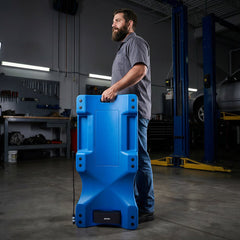 VEVOR 40 in Mechanic Creeper with LED Light, Low Profile Plastic Garage Creeper, 350 lbs Under Car Rolling Creeper with