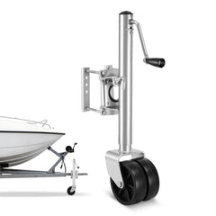 VEVOR Trailer Jack with Wheel, 2000 lbs Load Capacity, Heavy Duty Swivel Boat Trailer Jack with PP Dual Wheel &