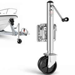 VEVOR Trailer Jack with Wheel, 2000 lbs Load Capacity, Heavy Duty Swivel Boat Trailer Jack with PP Single Wheel &