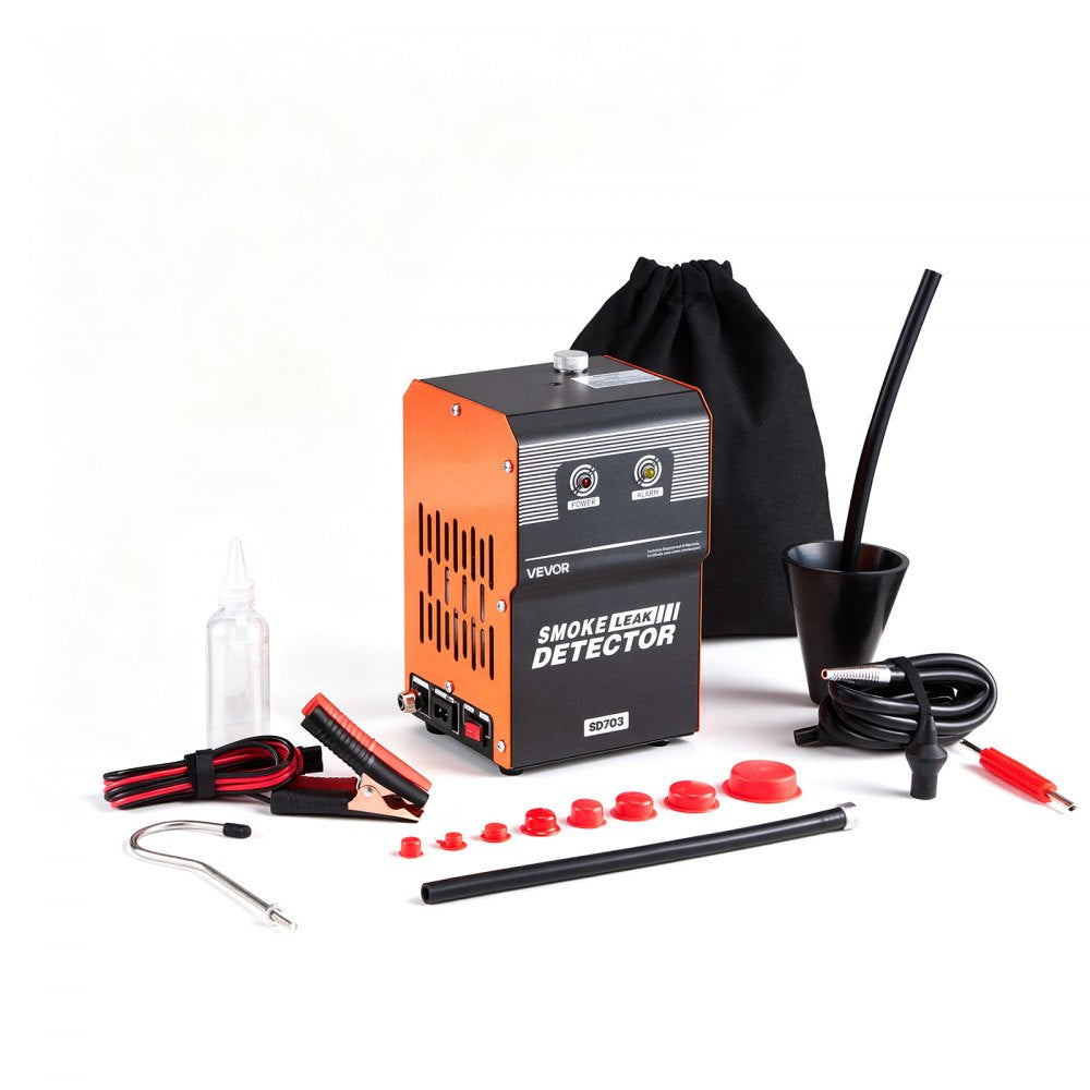 VEVOR Automotive Smoke Machine Leak Detector, DC 12V EVAP Vacuum Diagnostic Tester with Built-in Air Pump, Dual-Mode