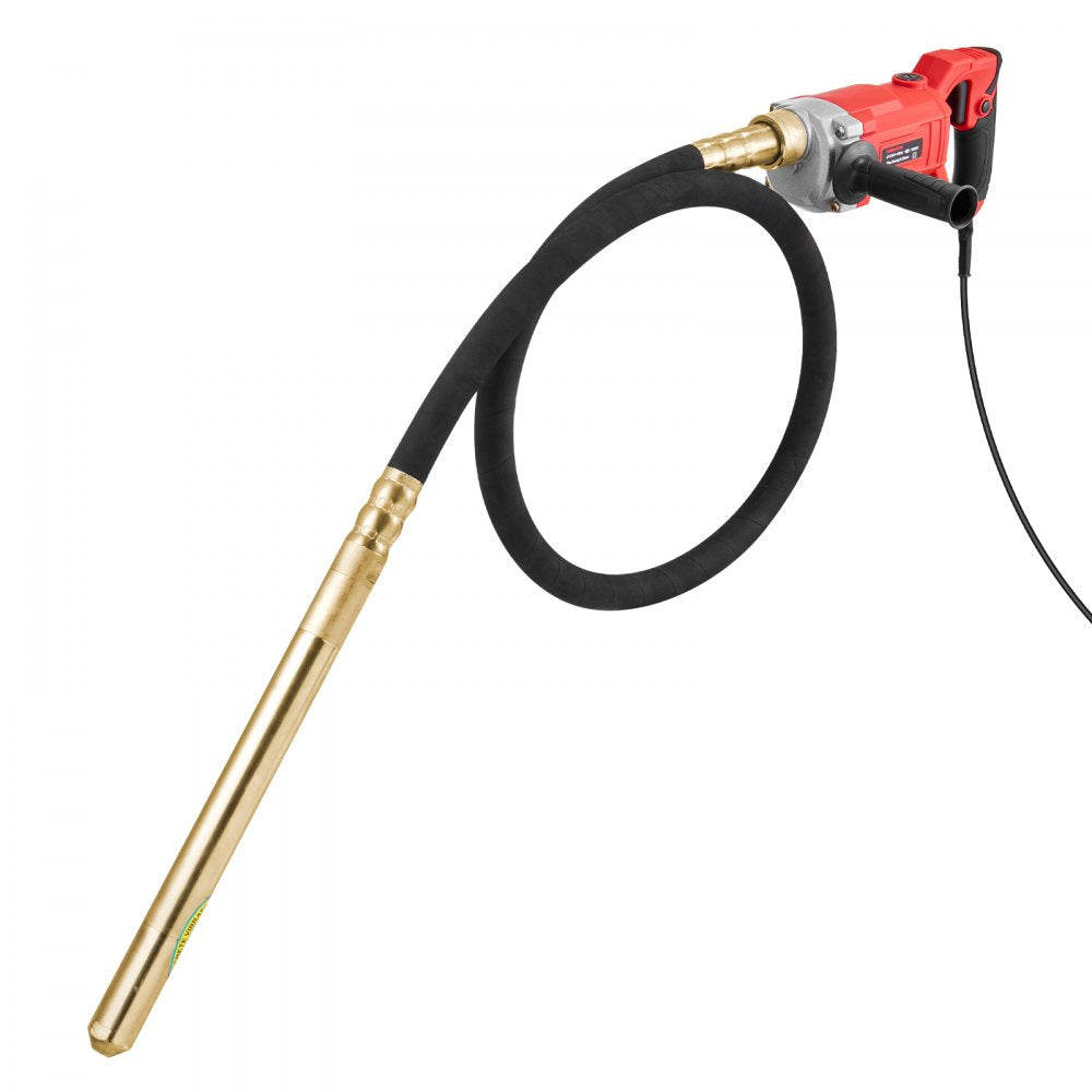 VEVOR Handheld Concrete Vibrator, 800W Electric Vibrator 13000 VPM, Electric Concrete Vibrating Tool With 6.6ft / 2m