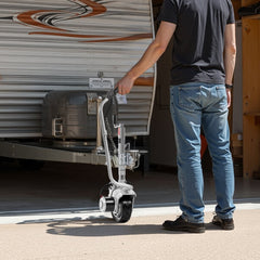 VEVOR Electric Trailer Dolly, 5500 lbs Towing Capacity, 380W 12V Motorized Jockey Wheel with 23 ft/min Moving Speed