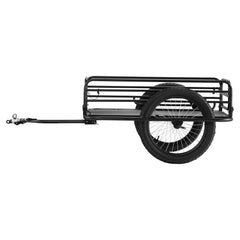 VEVOR Bike Cargo Trailer, 275 lbs Load Capacity, Heavy-Duty Bicycle Wagon Cart, Foldable Compact Storage & Quick