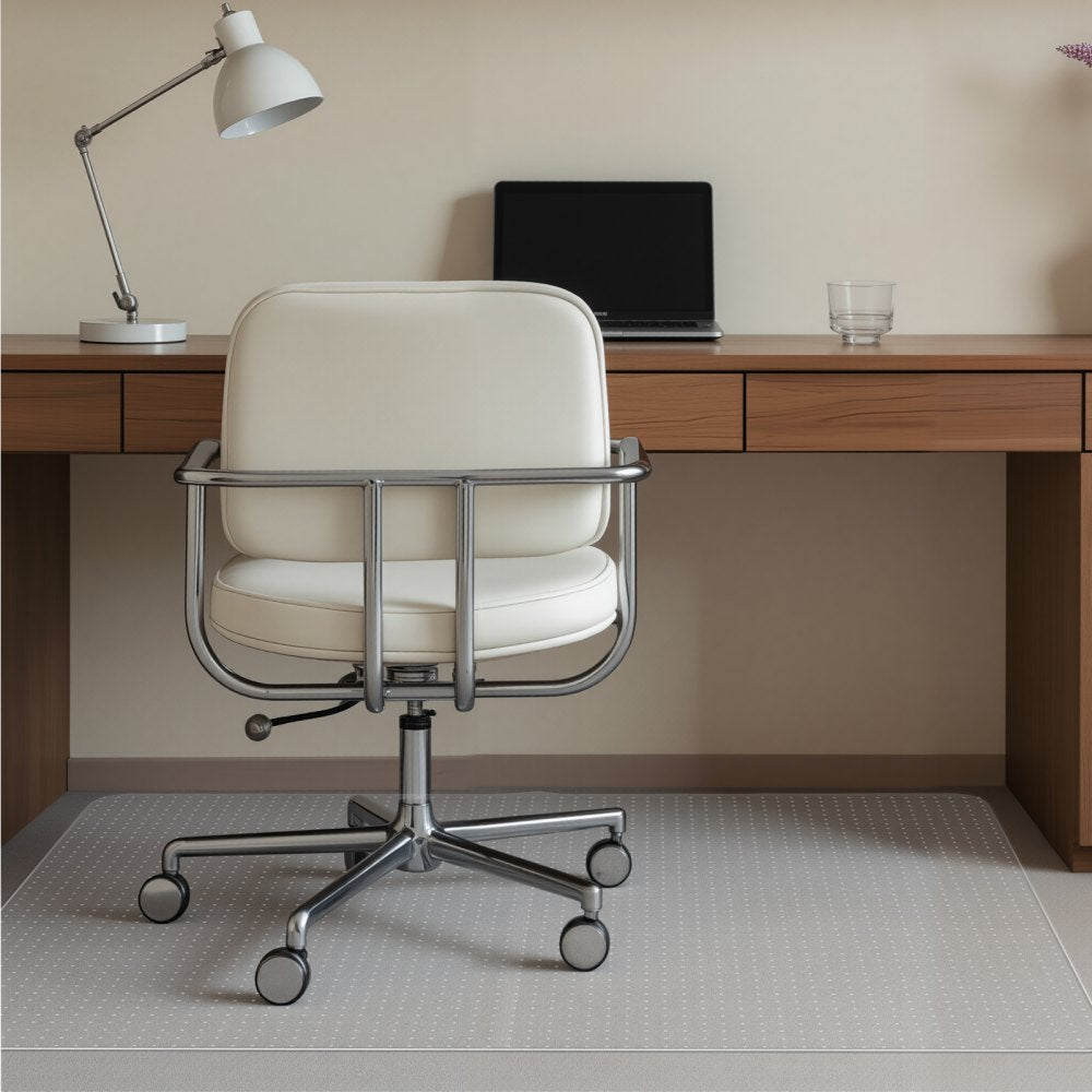 VEVOR Chair Mat, 60 x 46-inch Office Chair Mat for Low Pile Carpeted Floors, Clear Floor Protector Rug with Studded