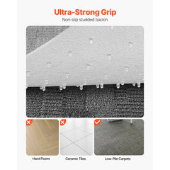 VEVOR Chair Mat with Lip, 36 x 48-inch Office Chair Mat for Low Pile Carpeted Floors, Clear Floor Protector Rug with