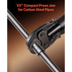 VEVOR 1/2" VMP Jaw for 24KN Compact Series Press Tools, 52 HRC Hardened Steel Pressing Jaw - Compatible with MegaPress