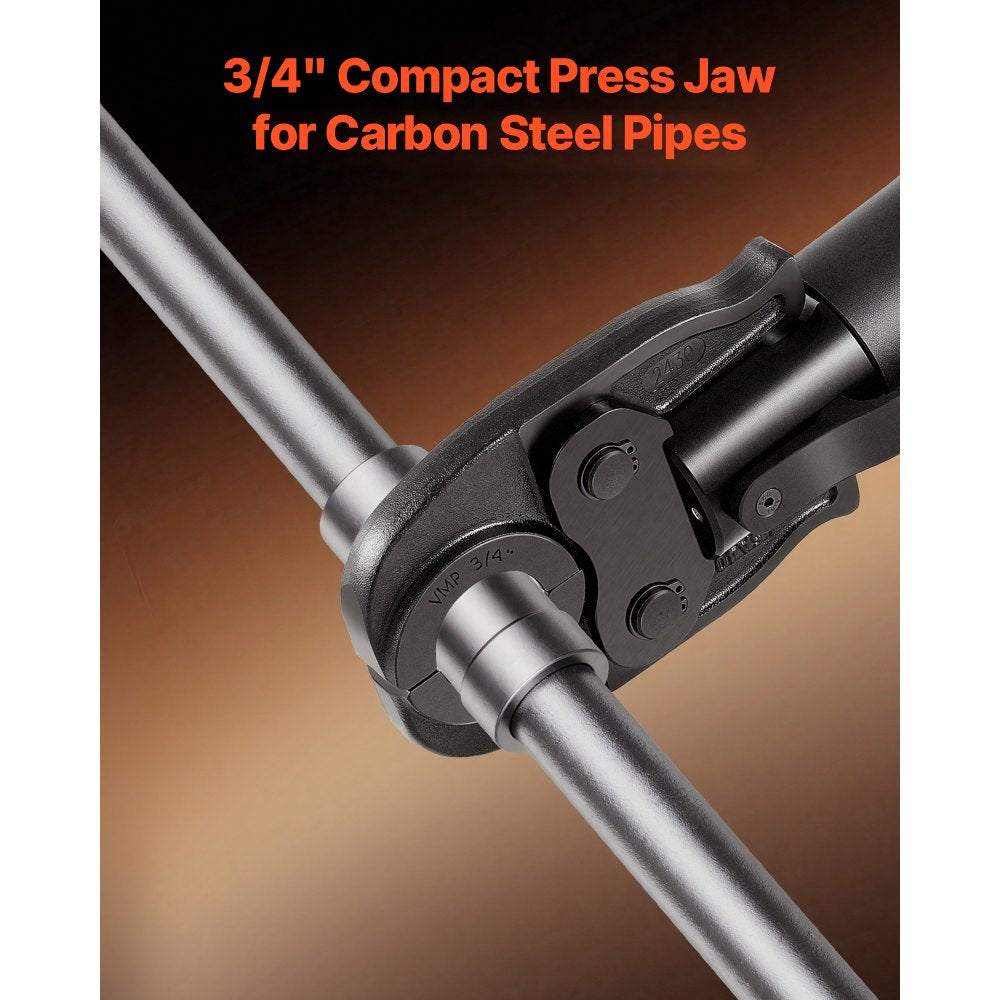 VEVOR 3/4" VMP Jaw for 24KN Compact Series Press Tools, 52 HRC Hardened Steel Pressing Jaw - Compatible with MegaPress