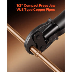 VEVOR 1/2" Press Jaw for 24KN Compact Series Press Tools, 52 HRC Hardened Steel Pressing Jaw - Compatible with ProPress