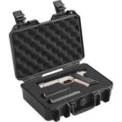 VEVOR Hard Pistol Cases with Pre-cut PU Foam, Waterproof & Dustproof Hard Gun Case for 1 Pistol, 12.59×9.01×4.4 in