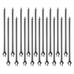 VEVOR Chain Link Fence Extensions, 18 Packs 27.4" Extension Height, Galvanized Post Extender for 1.3" to 1.5" Top of
