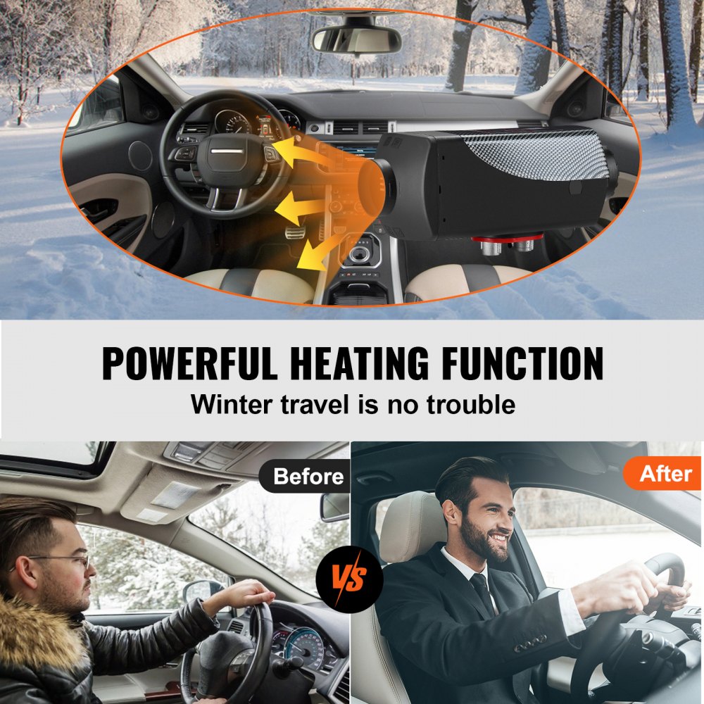 VEVOR 8KW Diesel Air Heater Muffler Diesel Heater 12V Remote Control Diesel Parking Heater with LCD Switch for Car