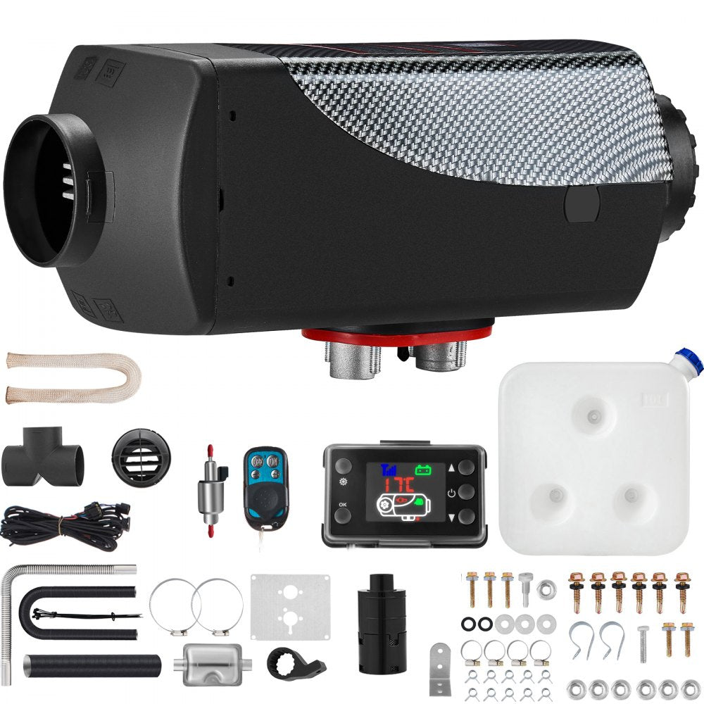 VEVOR 8KW Diesel Air Heater Muffler Diesel Heater 12V Remote Control Diesel Parking Heater with LCD Switch for Car