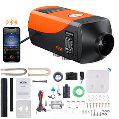 VEVOR Bluetooth App Control Diesel Air Heater, 12V 8KW Diesel Heater with Automatic Altitude Adjustment, Remote Control