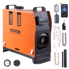 VEVOR 8 KW Diesel Air Heater, Bluetooth App Control All-in-one Diesel Heater with Automatic Altitude Adjustment, Remote