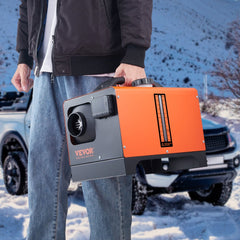 VEVOR 8 KW Diesel Air Heater, Bluetooth App Control All-on-one Diesel Heater with Automatic Altitude Adjustment, Remote