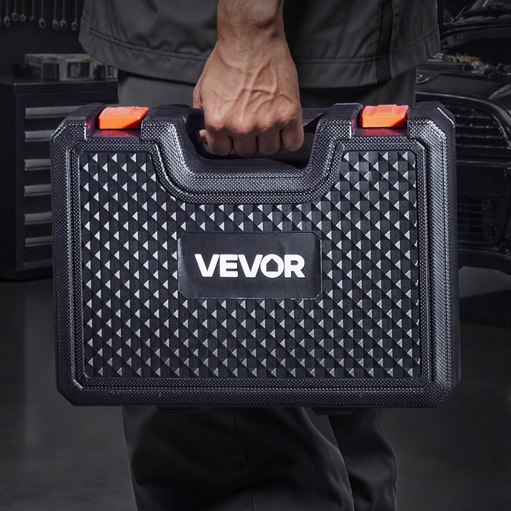 VEVOR Bearing Press Kit, 43 Pcs, Bearing Race and Seal Driver Set with 39 Bushings & Handle Shafts, Bushing Driver Tool