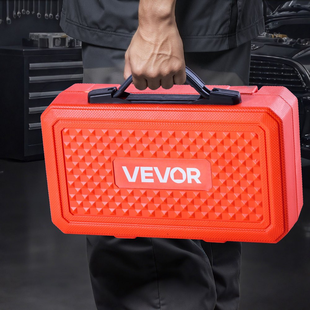 VEVOR Bearing Press Kit, 52 Pcs, Bearing Race and Seal Driver Set with 49 Bushings and Handle Shaft, Bushing Driver