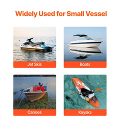 VEVOR Sand Spike Boat Anchor, 36 in Slide Anchor Shore Spike, Galvanized Carbon Steel Boat Shore Anchors, Shallow Water