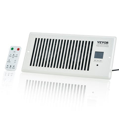 VEVOR Register Booster Fan, Quiet Vent Booster Fan Fits 4" x 10" Register Holes, with Remote Control and Thermostat