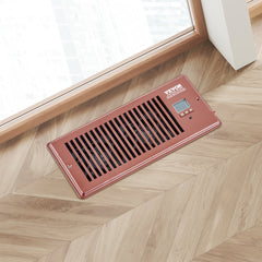 VEVOR Register Booster Fan, Quiet Vent Booster Fan Fits 4" x 10" Register Holes, with Remote Control and Thermostat