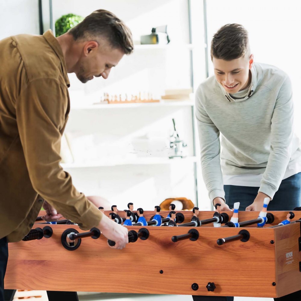 VEVOR Folding Foosball Table, 42 inch Standard Size Table, Indoor Full Size Foosball Tables for Home, Family, and Game