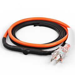 VEVOR Self-Regulating Pipe Heating Cable, 3FT 5W/FT Heat Tape for Pipes Freeze Protection, Water Pipe Heat Cable with