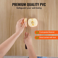 VEVOR Plastic Table Cover, 36 x 60 Inch 1.5 mm Thick Frosted Table Protector, Rectangle PVC Desk Mat, Waterproof & Easy