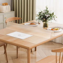 VEVOR Plastic Table Cover, 36 x 60 Inch 1.5 mm Thick Frosted Table Protector, Rectangle PVC Desk Mat, Waterproof & Easy
