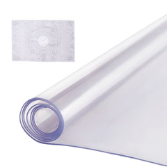 VEVOR Plastic Table Cover, 40 x 60 Inch 2.0 mm Thick Clear Table Protector, Rectangle PVC Desk Mat, Waterproof & Easy