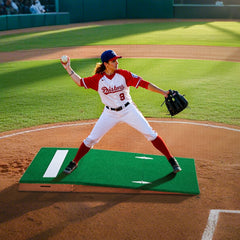VEVOR Pitching Mound, Portable Baseball Pitcher's Mound, 85 in Indoor Outdoor Pitching Practice and Training Equipment