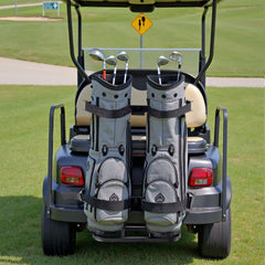 VEVOR Golf Cart Rear Seat Bag Holder, 27.8 x 16.1 x 30.9 inch, Compatible with Most Golf Carts with Rear Seat Grab Bar