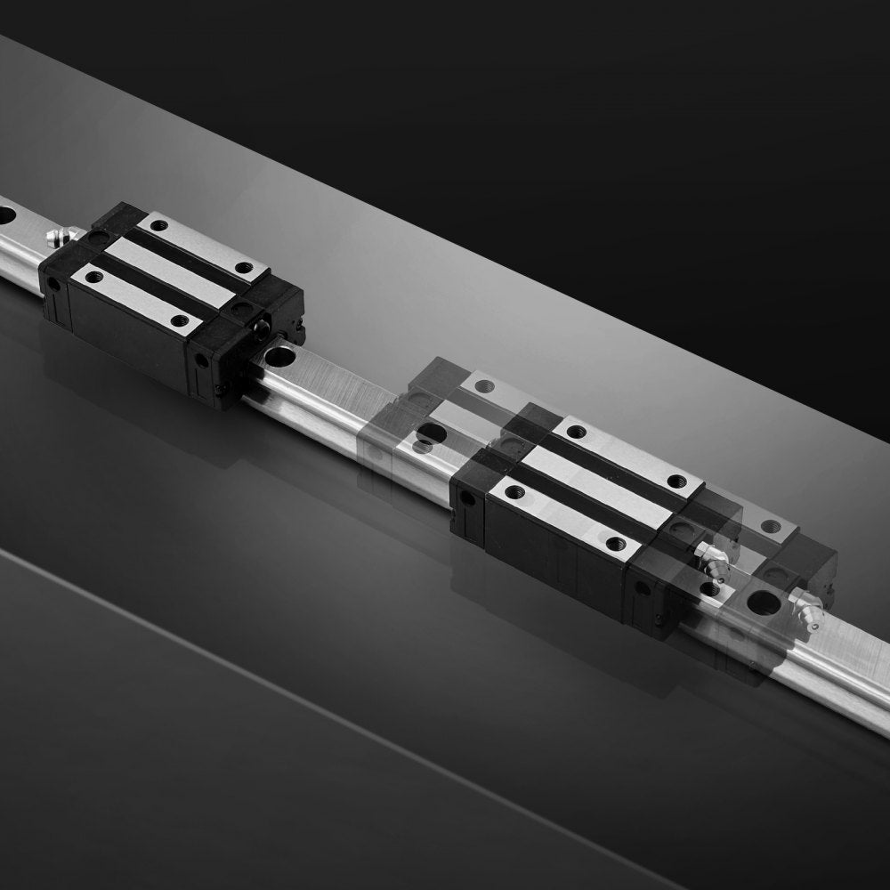 VEVOR Linear Rail Guide Kit, HGR20, 2PCS 600 mm (23.62 inch) Linear Rails and 1PCS Ball Screw, 4PCS Slide Blocks, with