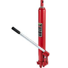 VEVOR Hydraulic Long Ram Jack, 3 Tons/6600 lbs Capacity, with Single Piston Pump and Clevis Base, Manual Cherry Picker