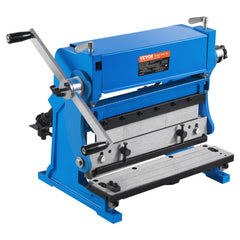 VEVOR Sheet Metal Brake, 12-inch, 3-In-1 Combination Shear Brake Roll Machine, 20-Gauge Capacity Shear Press Brake with
