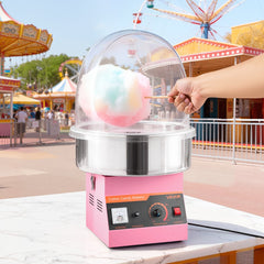 VEVOR Electric Cotton Candy Machine, 1000W Commercial Floss Maker With Cover, Commercial Cotton Candy Machine