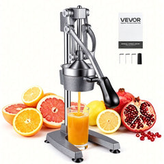 VEVOR Manual Citrus Juicer, 19" Tall Hand Press Orange Juicer, Manual Fresh Juice Extractor for Lemon Pomegranate