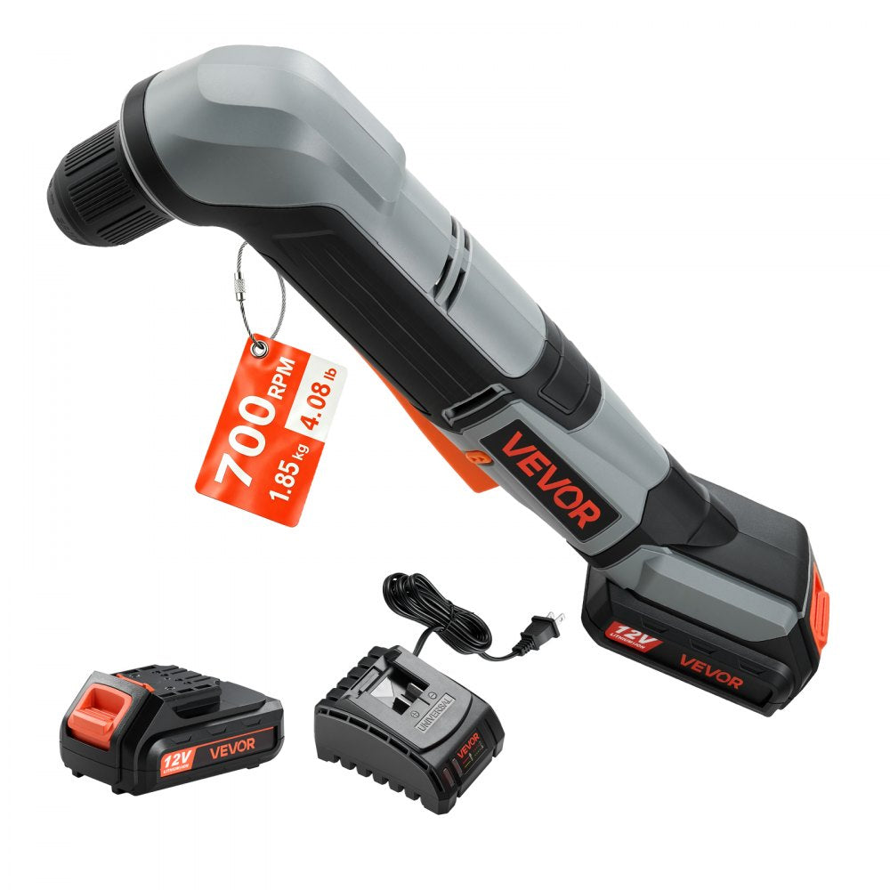 VEVOR Right Angle Drill 3/8 Inch Chuck 90 Degree Cordless Right Angle Drill, For Cabinets, Corners, Frames, Tight