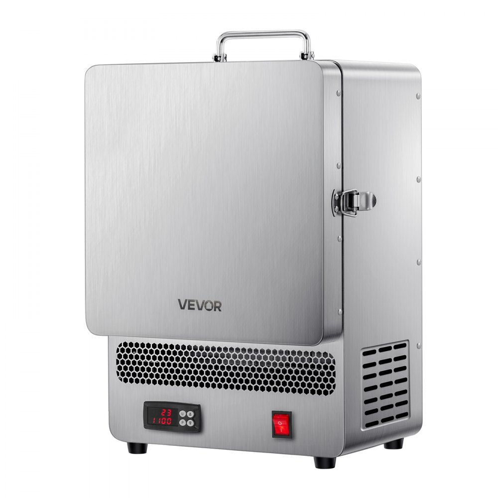 VEVOR Tabletop Kiln Melter, 1500W Electric Kiln, 2192℉ Max Temperature, Stainless Steel, Programmable Gold Melting