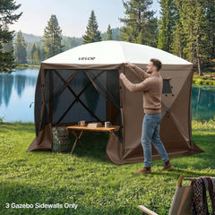 VEVOR Canopy Sidewalls, 5.67 x 4.85 ft, Canopy Tent Walls with Waterproof and Sunlight Protection Layer, One-Sided