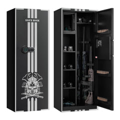 VEVOR 4 Gun Safe, Long Gun Cabinet for Rifles and Pistols, Quick Access Rifle Safe with 3 Ammo Slots and 2 Adjustable