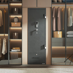 VEVOR 4 Gun Safe, Long Gun Cabinet for Rifles and Pistols, Quick Access Rifle Safe with 2 Ammo Slots, 2 Pistol Pockets