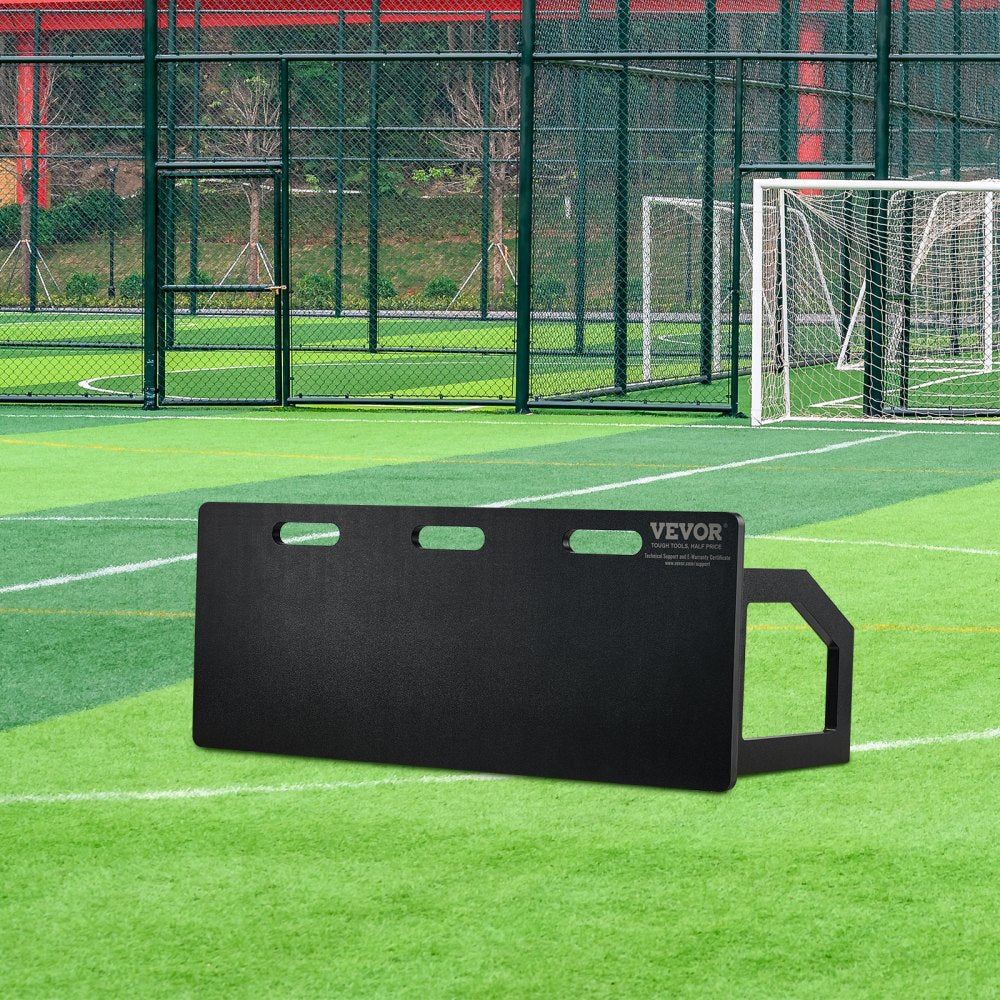 VEVOR Soccer Rebounder Board, 40"X16" Portable Soccer Wall with 2 Angles Rebound, Foldable HDPE Kickback Rebound Board