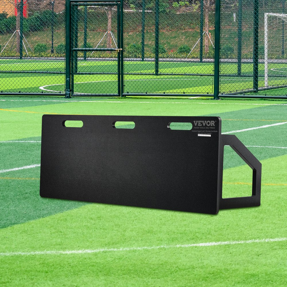 VEVOR Soccer Rebounder Board, 45"X18" Portable Soccer Wall with 2 Angles Rebound, Foldable HDPE Kickback Rebound Board
