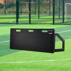 VEVOR Soccer Rebounder Board, 45"X18" Portable Soccer Wall with 2 Angles Rebound, Foldable HDPE Kickback Rebound Board