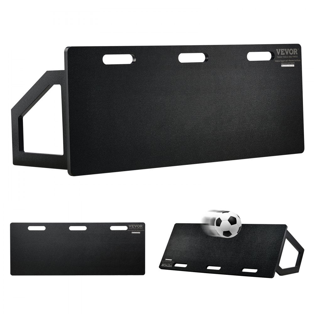 VEVOR Soccer Rebounder Board, 45"X18" Portable Soccer Wall with 2 Angles Rebound, Foldable HDPE Kickback Rebound Board