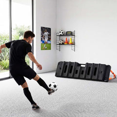VEVOR Soccer Rebounder Board, 37.4 x 9.8 in Dual-Sided Soccer Rebound Wall, 4 Adjustable Angles, Portable