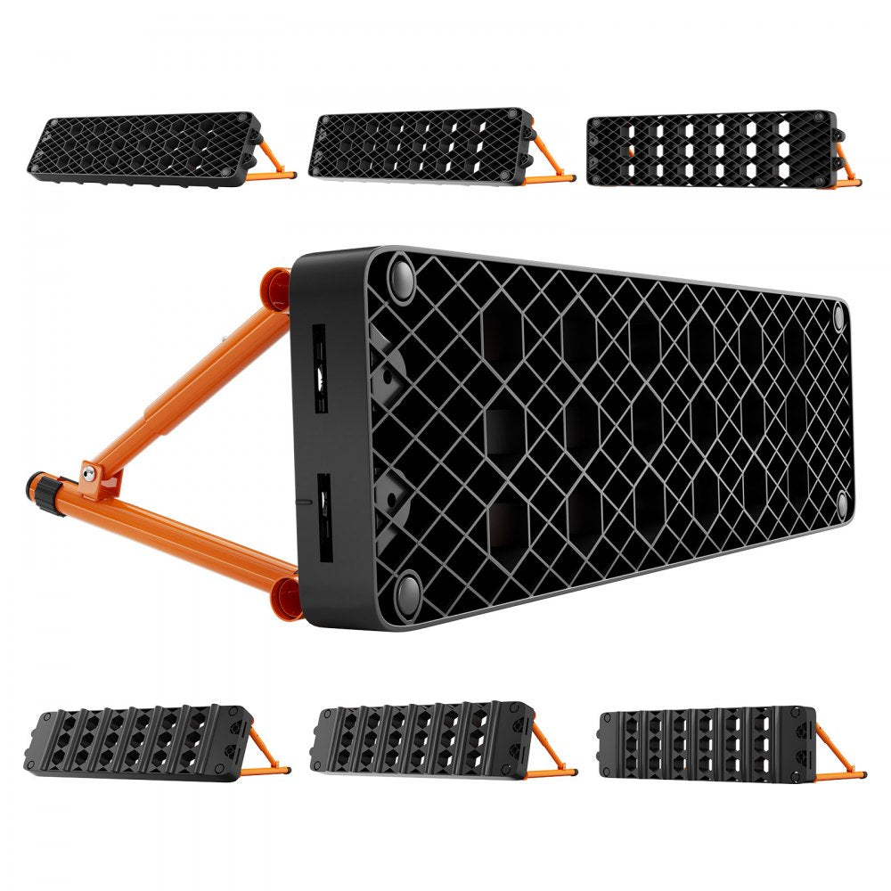 VEVOR Soccer Rebounder Board, 37.4 x 9.8 in Portable Soccer Rebound Wall, Dual Surface Sports Kick Back Trainer, 3